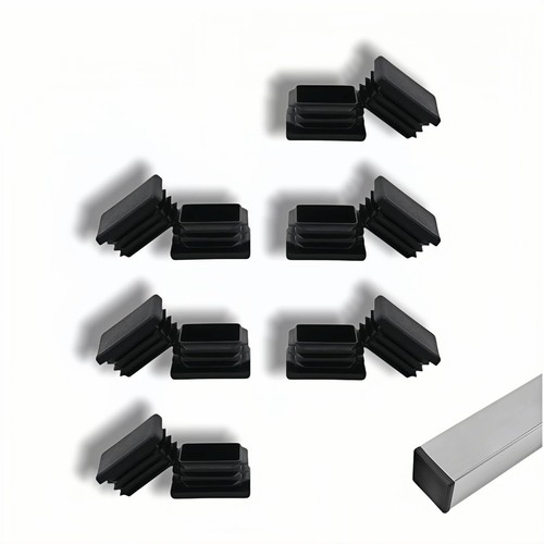 Square tube end - tube, caps,